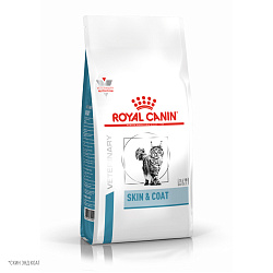 Royal Canin (Роял Канин) Скин & Коат для кошек для поддержания защитных функций кожи 400 г 