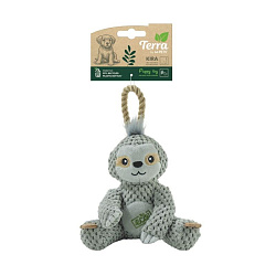 Игрушка мягкая для щенков TERRA KIRA, ленивец, 22 см, MPets