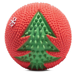 Игрушка для собак из латекса "Мяч с елкой", d50мм, серия NEW YEAR, Triol