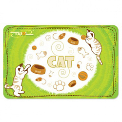 Коврик под миску "Cat" 43*28 см  арт.МВ03 Triol