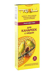 Триол лакомство Палочки для канареек с медом 3 шт