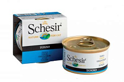 Schesir консервы для кошек тунец 85 г 60433