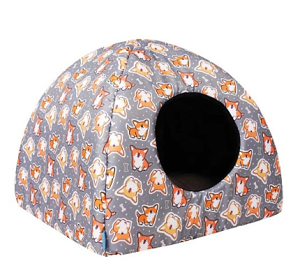 Дом Вигвам ДИЗАЙН АРТ 40х40х39 Rich Breed ЛД-53 КОРГИ