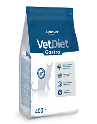 ALPHAPET (АльфаПет)  VET DIET GASTROINTESTINAL сухой корм для взрослых кошек 0,4 кг