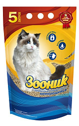 Наполнитель Зооник Комкующийся 5 л (упак 4 шт)