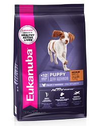 Eukanuba Паппи Медиум Брид д/щенков средних пород 800 г