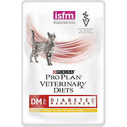 Purina Vet diets Diabetes DM пауч с курицей д/кошек 85 гр 12381648
