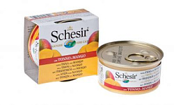 Schesir консервы для кошек тунец и манго 75 г 60343