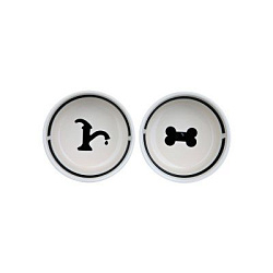 Миски керамические на подставке, 1,6 л/ 20 см, 2 шт 24642 Trixie