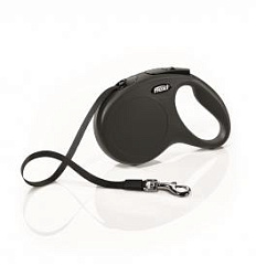 Рулетка Flexi "New Classic" M ремень 5 м 25 кг черный 42201F Trixie