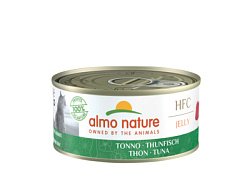 Almo Nature консервы для кошек "Лосось с тунцом в желе" 100 г
