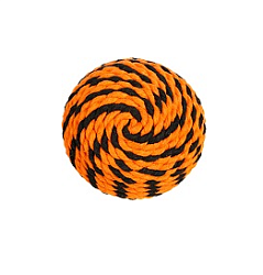 ДОГЛАЙК Мяч Броник малый оранжево-черный D-5325