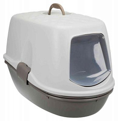 Туалет для кошек Berto Top с разделительной системой 39*42*59см темно-серый/темно-серый 40162 Trixie