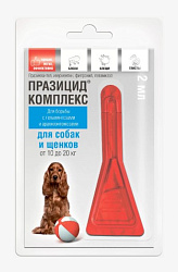 Празицид комплекс для собак и щенков от 10 до 20 кг, 1*2 мл, Апиценна
