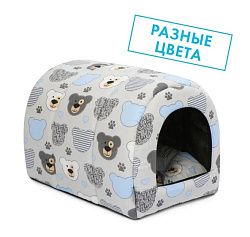 Дом Туннель ПОПЛИН M 45*35*35 Rich Breed ДМС-31 микс
