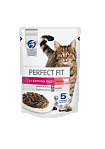PERFECT FIT корм влажный для взрослых кошек говядина 75г