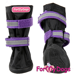 FOR MY DOG Сапоги РП черно/фиолетовые (2) FMD654-2020 Bl/V