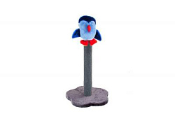 Когтеточка "ЧИП" на подставке Столбик с пингвином (столбик ,ковролин) 38*38*59 см 8323к