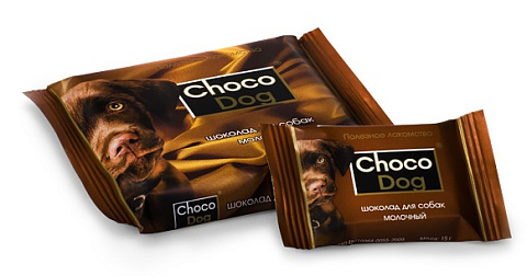 Шоколад молочный для собак CHOCO DOG 15 г 