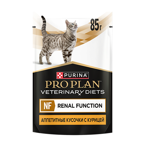 PRO PLAN (Про План) VETERINARY DIETS Renal корм влажный для кошек при болезнях почек с курицей, 85 г