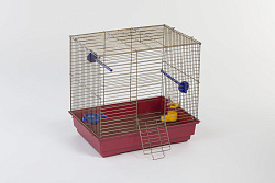 Клетка для птиц квадратная Lusy bird  30*42*40 см (501) Велес