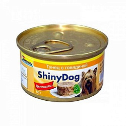 "GIMBORN SHINY DOG" консервы д/собак тунец с говядиной 85 г 510255