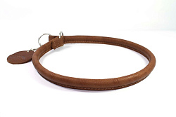 Ошейник-удавка рывковый "Collar Soft" (ш.8 мм, дл. 40 см) коричневый 75156