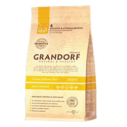 Grandorf 4 вида мяса с пробиотиками для взрослых собак мелких пород 1 кг