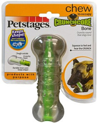 Petstages Игрушка для собак "Хрустящая косточка" резиновая 12 см средняя 265YEX