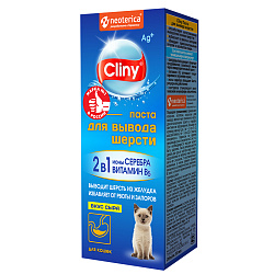 CLINY паста для вывода шерсти со вкусом сыра 30 мл Неотерика