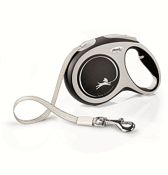 FLEXI Рулетка NEW COMFORT L ремень 5м до 60 кг черный 61301F