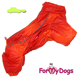 FOR MY DOGS Комбинезон красный градиент для девочек р-р 12