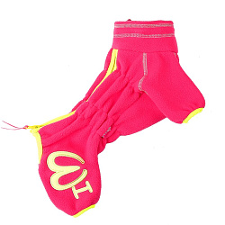 FOR MY DOG Комбинезон флисовый д/девочек красный (12) 326SS-2018 RF A