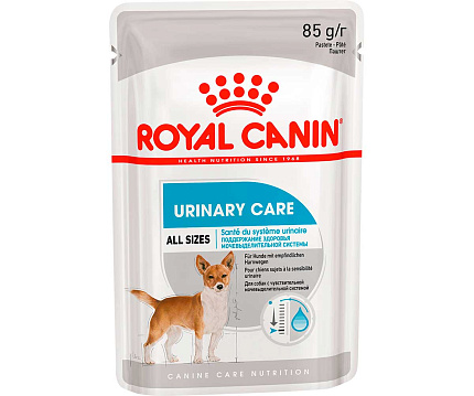 Royal Canin (Роял Канин) Уринари Кэа влажный корм для собак с чувствительной мочевыделительной системой паштет 85 г