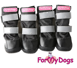 FOR MY DOGS Сапоги утепленные с усиленным носком РП черные р-р 6 TDSH0054-2023 