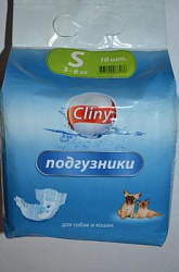 CLINY подгузники для собак и кошек S ( 3-6 кг) 1 шт К202 (Неотерика) (10)