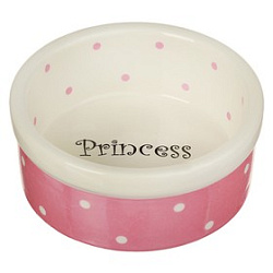 Миска керамическая "Princess" малая розовая арт.2324190 Sima