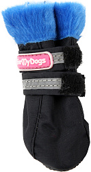 FOR MY DOG Сапоги черно/синие ПВХ (0) FMD639-2019 BL/B