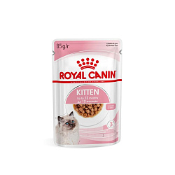 Royal Canin (Роял Канин) Kitten (Киттен) корм влажный для котят до 12 месяцев кусочки в соусе 85 г