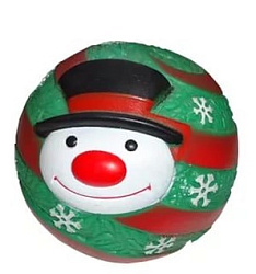 Игрушка виниловая "Мяч Снеговик" 9,5 см 1017 (361435) BUDDY