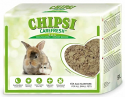 Наполнитель - подстилка Chipsi carefresh original  для птиц и мелких домашних животных 5 л 100686
