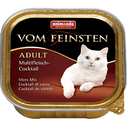 Animonda VOM FEINSTEN консервы для взрослых кошек коктейль из разных сортов мяса 100гр 001/83441