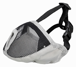 Намордник для короткомордых пород полиэстер S 31см серый 17626