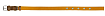 Ошейник брезент, двойной, 25мм (42-56см), ЗООНИК, оранжевый 10173-2