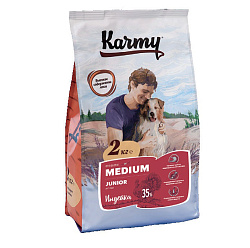 KARMY Медиум Юниор индейка для щенков средних пород 2 кг 7035
