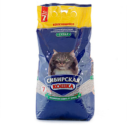 Наполнитель Сибирская кошка Супер Комкующийся 7 л 00023946