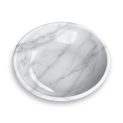 TARHONG Миска для животных "Carrara Marble", белый мрамор, 13.3х2.8см/180мл