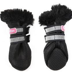 FOR MY DOG Сапоги зимние черные ц/кр (3) FMD660-2020 BL