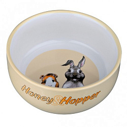 Миска керамическая "Honey & Hopper" 250 мл Trixie