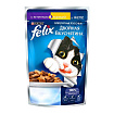 FELIX Двойная вкуснятина влажный корм для взрослых кошек ягненок/курица в желе 85 г